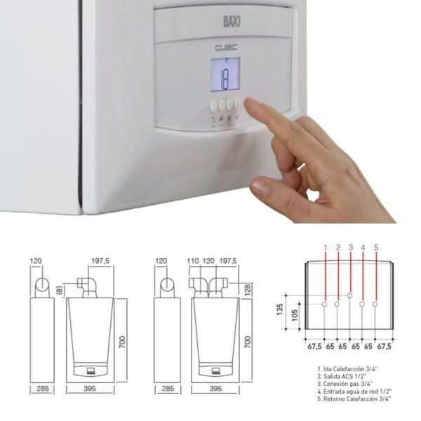 CALDERA BAXI CUBIC - Imagen 2
